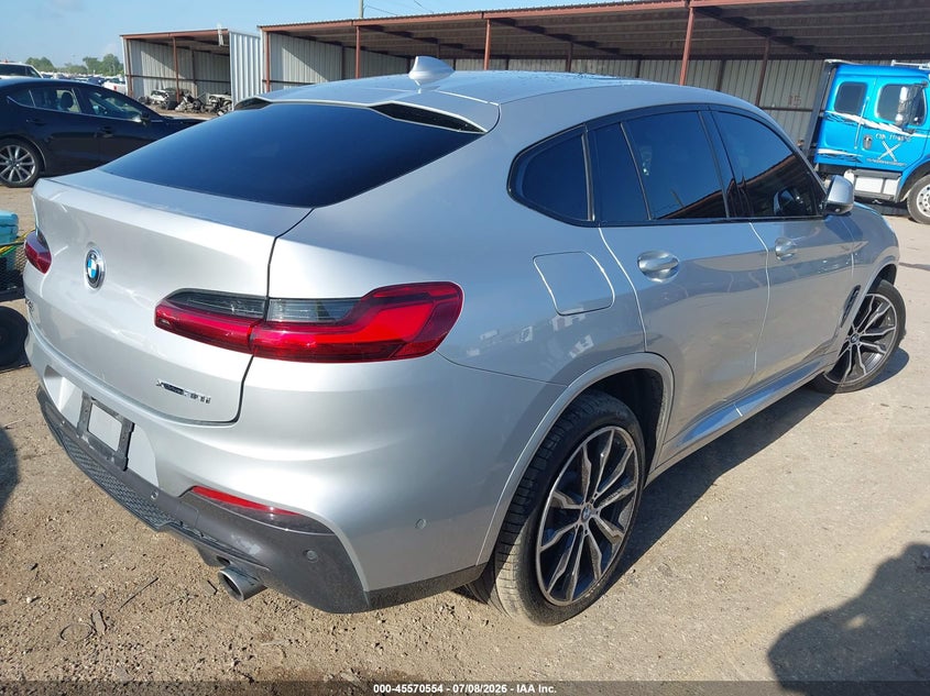 2019 BMW X4 VIN 5UXUJ3C55KLA58437 IAAI salvage auction — FRONT END, Wait Title, sold $7,975 on 2026-08-19 (photo 4)