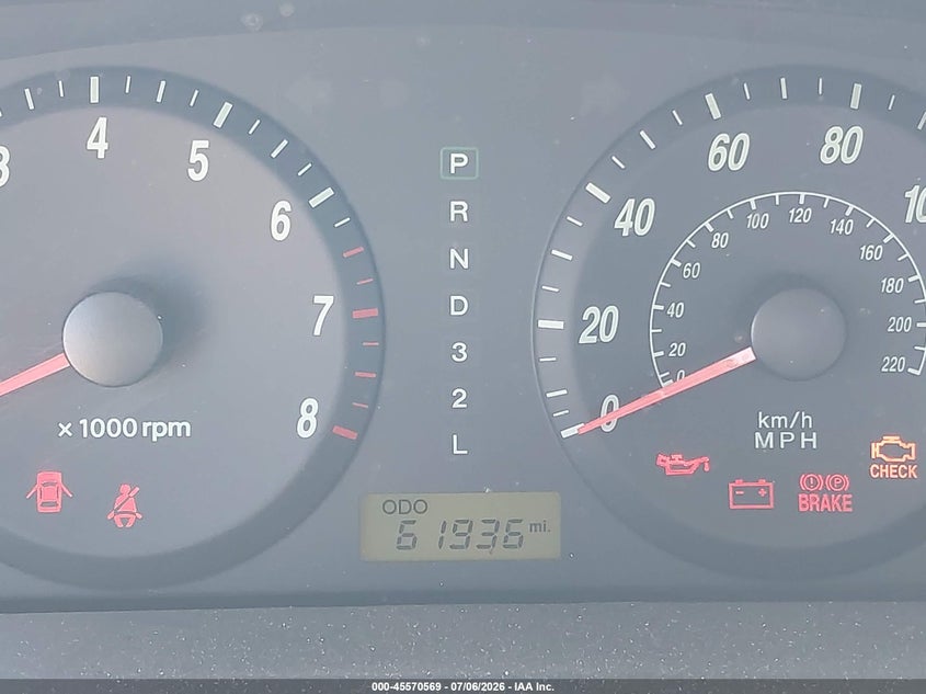 2006 Hyundai Elantra VIN KMHDN46D76U209186 IAAI salvage auction — NORMAL WEAR, Clear (New York), sold $25 on 2026-07-29 (photo 7)