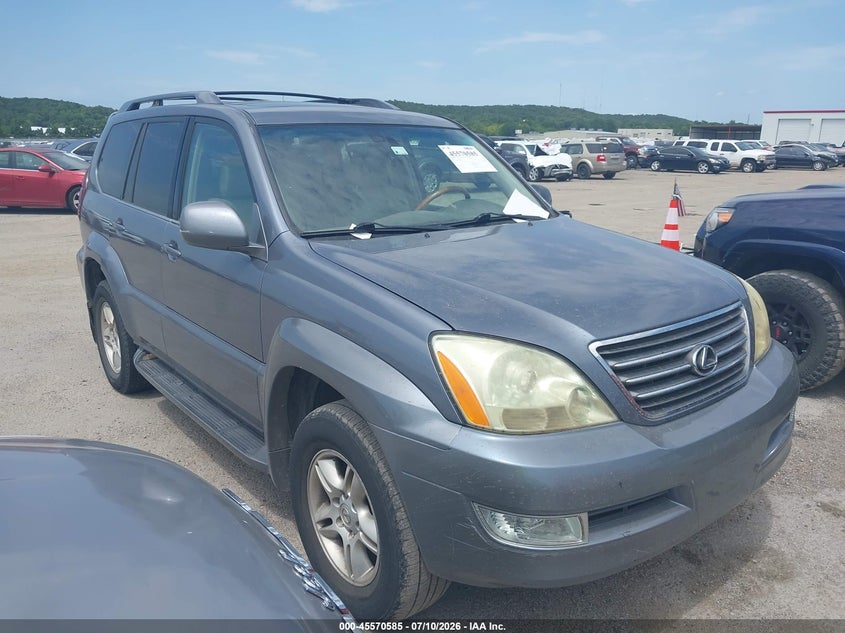2003 Lexus Gx 470 VIN JTJBT20X430007494 IAAI salvage auction — NORMAL WEAR, Clear - Public Restricted (Oklahoma), sold $25 on 2026-07-21 (photo 1)