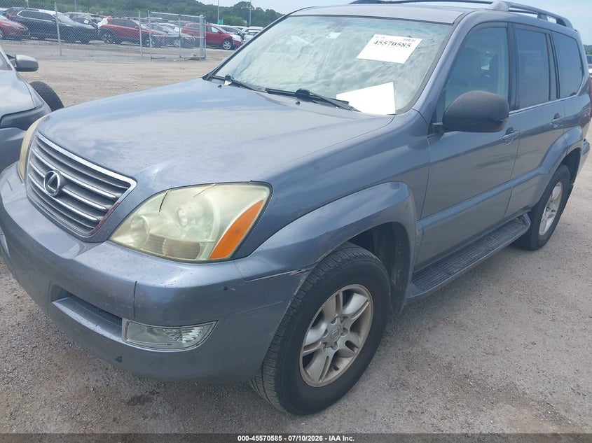 2003 Lexus Gx 470 VIN JTJBT20X430007494 IAAI salvage auction — NORMAL WEAR, Clear - Public Restricted (Oklahoma), sold $25 on 2026-07-21 (photo 6)