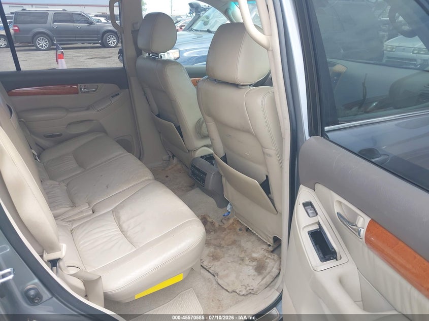 2003 Lexus Gx 470 VIN JTJBT20X430007494 IAAI salvage auction — NORMAL WEAR, Clear - Public Restricted (Oklahoma), sold $25 on 2026-07-21 (photo 8)
