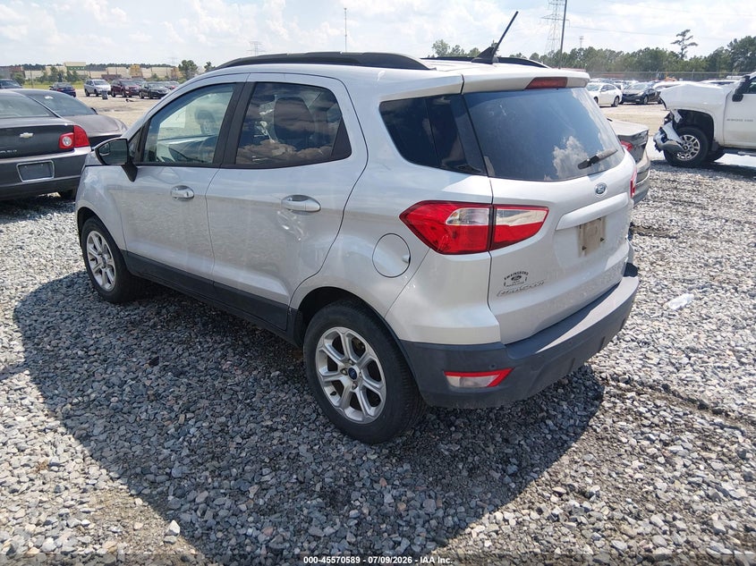 2020 Ford Ecosport VIN MAJ3S2GE9LC315036 IAAI salvage auction — FRONT END, Salvage (Idaho), sold $1,000 on 2026-07-31 (photo 3)