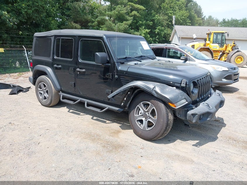 2022 Jeep Wrangler / VIN 1C4HJXDG8NW191946 — IAAI salvage auction photo