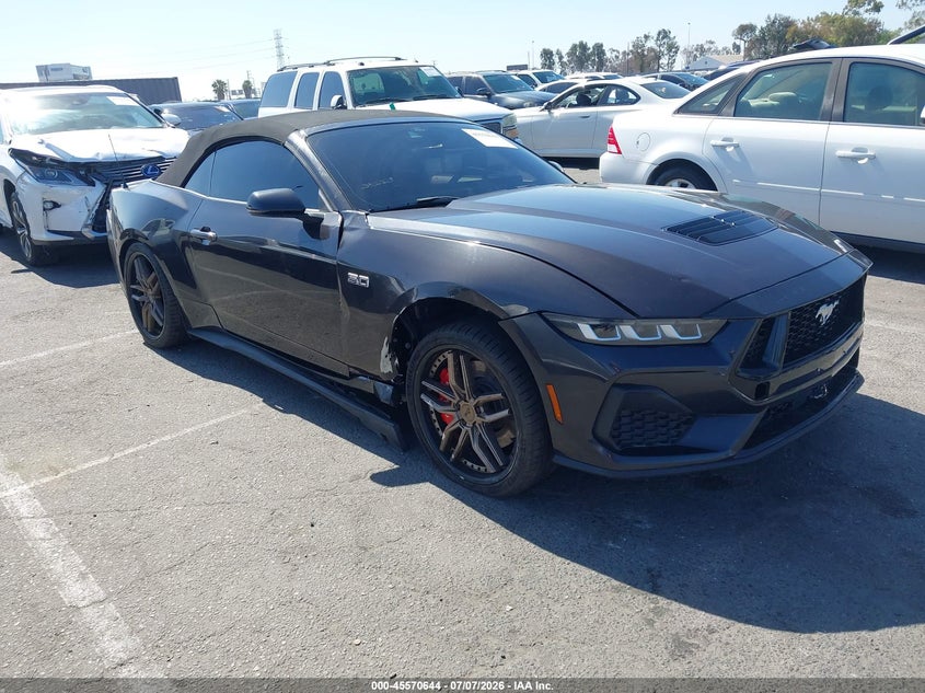 2024 Ford Mustang VIN 1FAGP8FF3R5103097 IAAI salvage auction — SIDE, Salvage (California), sold $20,700 on 2026-07-30 (photo 1)