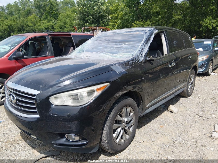 2015 Infiniti Qx60 VIN 5N1AL0MM6FC518545 IAAI salvage auction — FRONT END, Salvage Title, sold $775 on 2026-07-23 (photo 2)