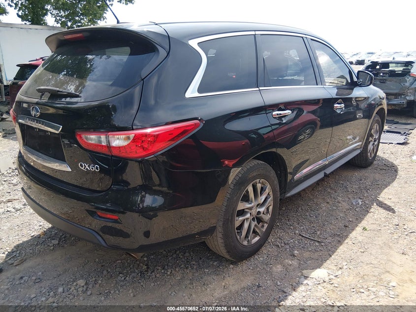 2015 Infiniti Qx60 VIN 5N1AL0MM6FC518545 IAAI salvage auction — FRONT END, Salvage Title, sold $775 on 2026-07-23 (photo 4)
