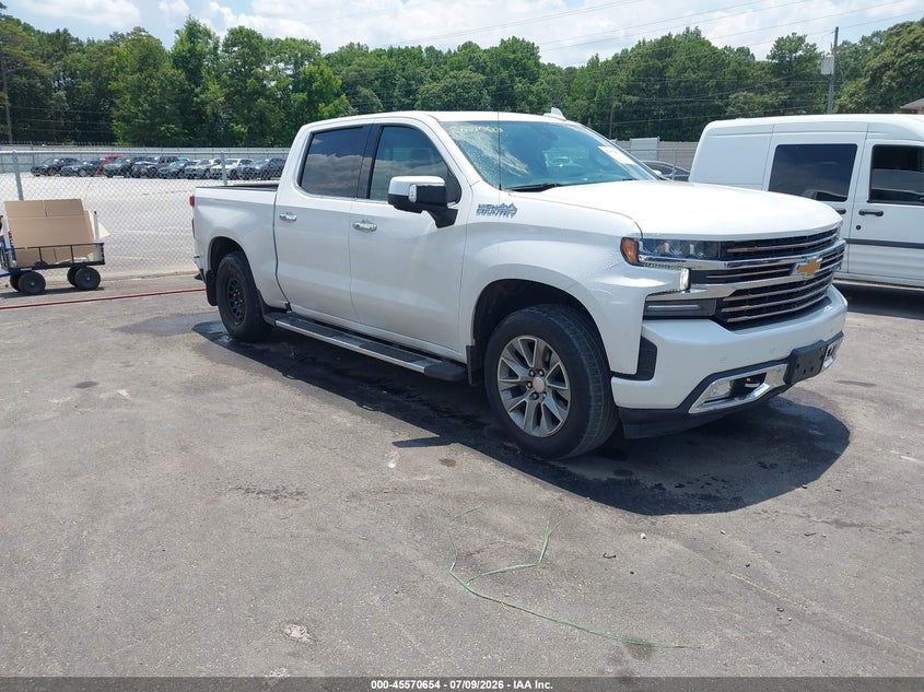 2022 Chevrolet Silverado 1500 VIN 3GCUYHED8NG116523 IAAI salvage auction — NORMAL WEAR, Repossession Paperwork (Georgia), sold $9,000 on 2026-07-29 (photo 1)