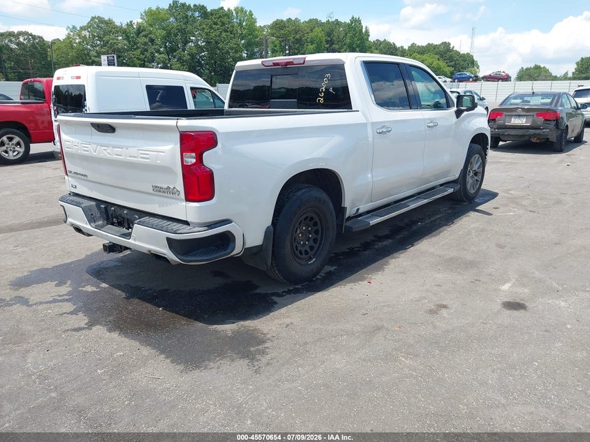 2022 Chevrolet Silverado 1500 VIN 3GCUYHED8NG116523 IAAI salvage auction — NORMAL WEAR, Repossession Paperwork (Georgia), sold $9,000 on 2026-07-29 (photo 4)