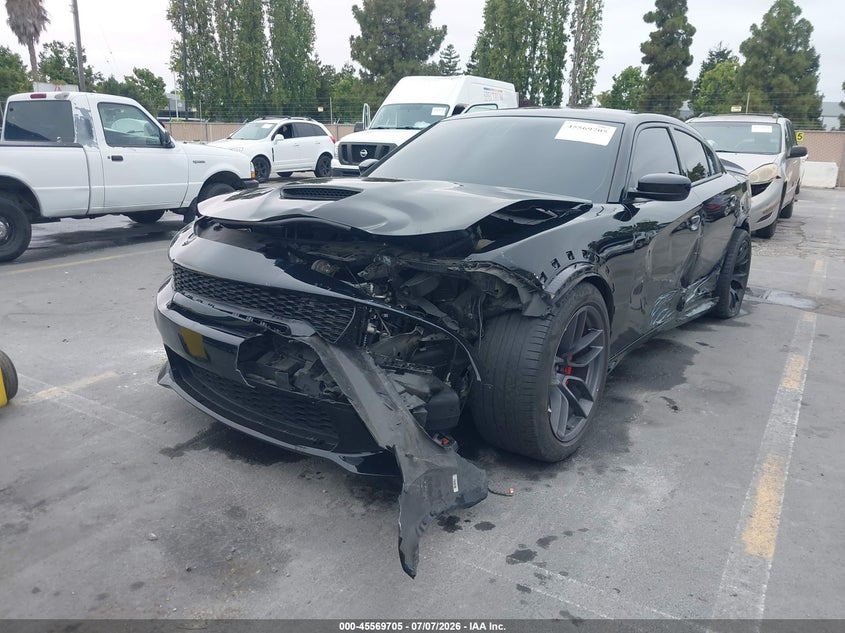 2020 Dodge Charger VIN 2C3CDXGJXLH111538 IAAI salvage auction — FRONT END, Salvage Title, sold $11,900 on 2026-07-29 (photo 6)