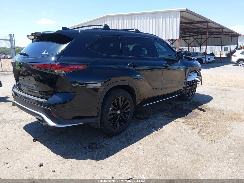 2025 Toyota Highlander VIN 5TDKDRBH1SS580931 IAAI salvage auction — FRONT END, Salvage Title, sold $15,600 on 2026-07-29 (photo 4)