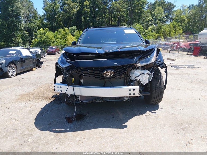 2025 Toyota Highlander VIN 5TDKDRBH1SS580931 IAAI salvage auction — FRONT END, Salvage Title, sold $15,600 on 2026-07-29 (photo 6)
