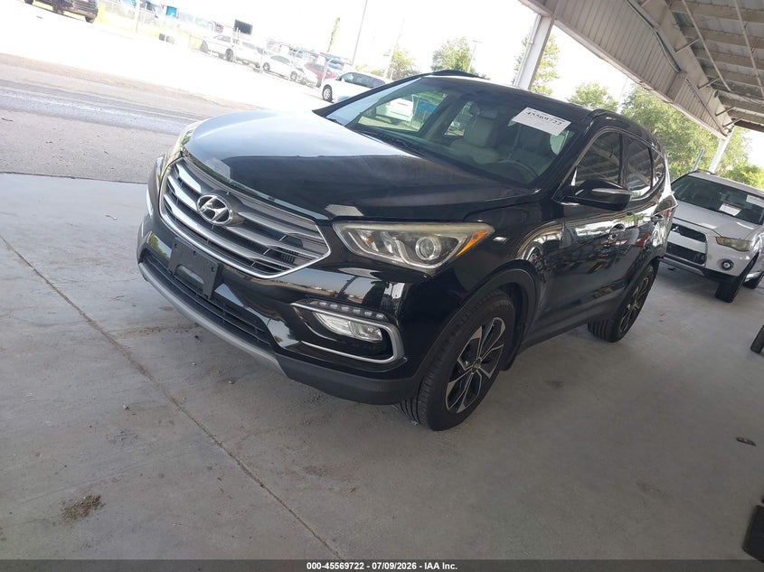 2018 Hyundai Santa fe VIN 5NMZU4LA4JH097020 IAAI salvage auction — REAR END, Rebuildable (Florida), sold $3,400 on 2026-07-23 (photo 2)
