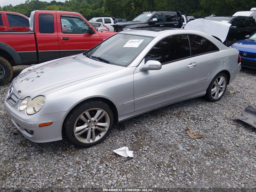 2007 Mercedes-benz Clk-class VIN WDBTJ56H97F229948 IAAI salvage auction — REAR END, Salvage (Tennessee), sold $600 on 2026-08-13 (photo 2)
