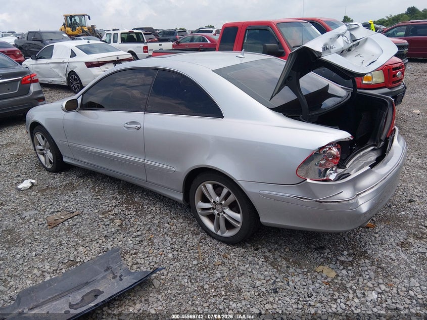 2007 Mercedes-benz Clk-class VIN WDBTJ56H97F229948 IAAI salvage auction — REAR END, Salvage (Tennessee), sold $600 on 2026-08-13 (photo 3)