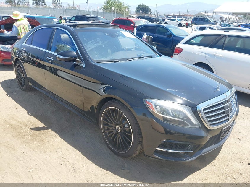 2017 Mercedes-benz S-klasse VIN WDDUG8CB7HA334255 IAAI salvage auction — ROOF, Salvage (California), sold $3,750 on 2026-07-29 (photo 1)