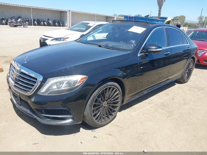 2017 Mercedes-benz S-klasse VIN WDDUG8CB7HA334255 IAAI salvage auction — ROOF, Salvage (California), sold $3,750 on 2026-07-29 (photo 2)