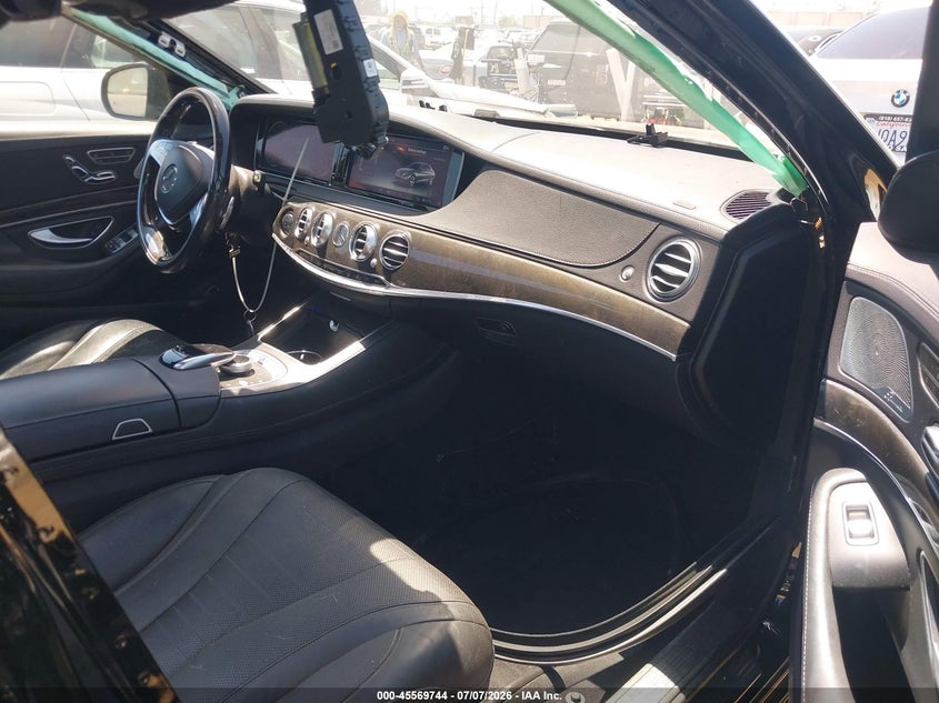 2017 Mercedes-benz S-klasse VIN WDDUG8CB7HA334255 IAAI salvage auction — ROOF, Salvage (California), sold $3,750 on 2026-07-29 (photo 5)