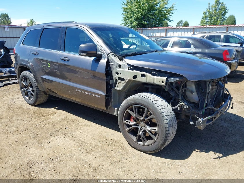 2014 Jeep Grand cherokee VIN 1C4RJFDJ2EC569643 IAAI salvage auction — FRONT END, Bill Of Sale (Washington), sold $7,100 on 2026-07-29 (photo 1)