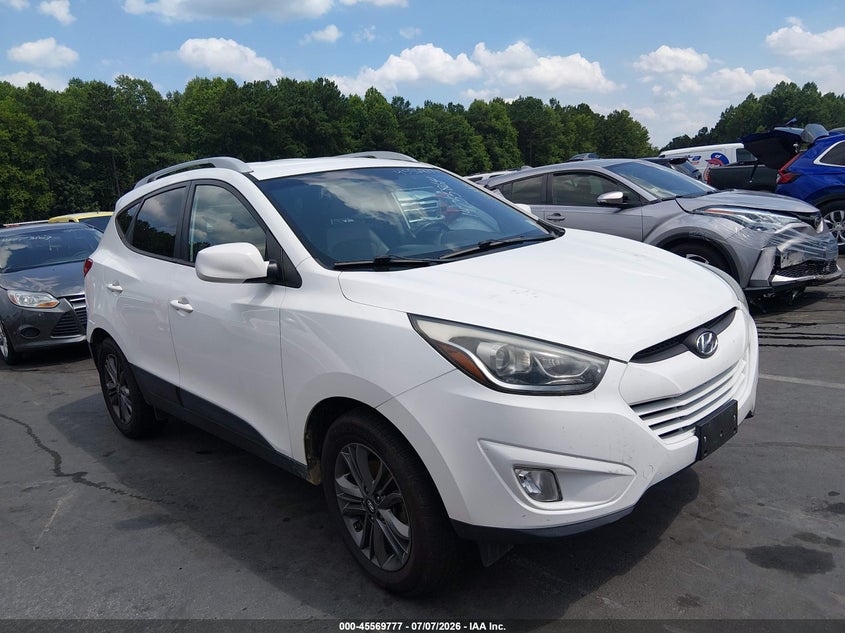 2015 Hyundai Tucson VIN KM8JUCAG0FU072559 IAAI salvage auction — NORMAL WEAR, Clear (North Carolina), sold $2,500 on 2026-07-29 (photo 1)