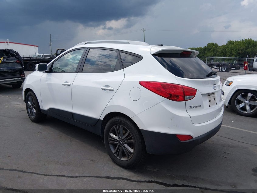 2015 Hyundai Tucson VIN KM8JUCAG0FU072559 IAAI salvage auction — NORMAL WEAR, Clear (North Carolina), sold $2,500 on 2026-07-29 (photo 3)