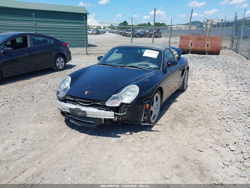 2000 Porsche Boxster VIN WP0CB2980YU662998 IAAI salvage auction — FRONT END, Salvage (Pennsylvania), sold $1,350 on 2026-07-28 (photo 2)