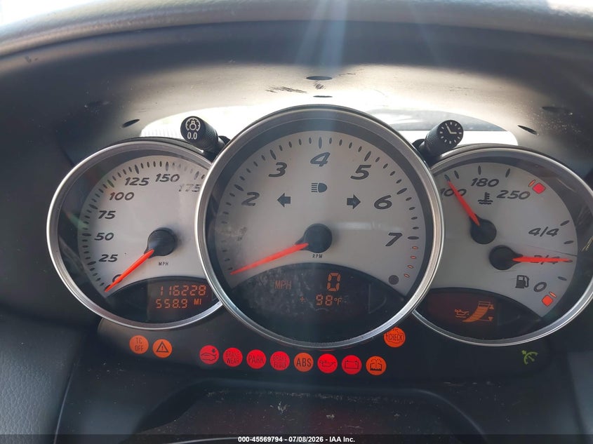 2000 Porsche Boxster VIN WP0CB2980YU662998 IAAI salvage auction — FRONT END, Salvage (Pennsylvania), sold $1,350 on 2026-07-28 (photo 7)