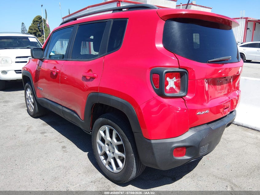 2019 Jeep Renegade VIN ZACNJBAB4KPK49362 IAAI salvage auction — REAR END, Salvage (California), sold $2,800 on 2026-07-23 (photo 3)