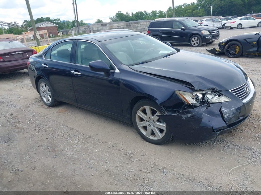 2007 Lexus Es 350 VIN JTHBJ46GX72079269 IAAI salvage auction — RIGHT FRONT, Salvage (North Carolina), sold $1,350 on 2026-07-31 (photo 1)