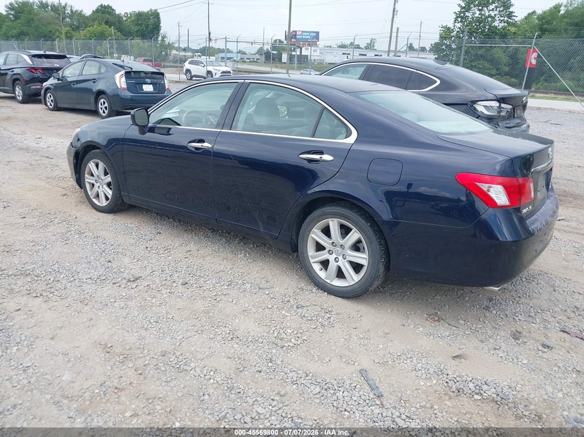 2007 Lexus Es 350 VIN JTHBJ46GX72079269 IAAI salvage auction — RIGHT FRONT, Salvage (North Carolina), sold $1,350 on 2026-07-31 (photo 3)