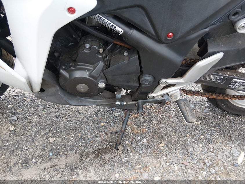 2012 Honda Cbr250 VIN MLHMC4102C5205743 IAAI salvage auction — NORMAL WEAR, Clear (New Jersey), sold $175 on 2026-07-21 (photo 9)
