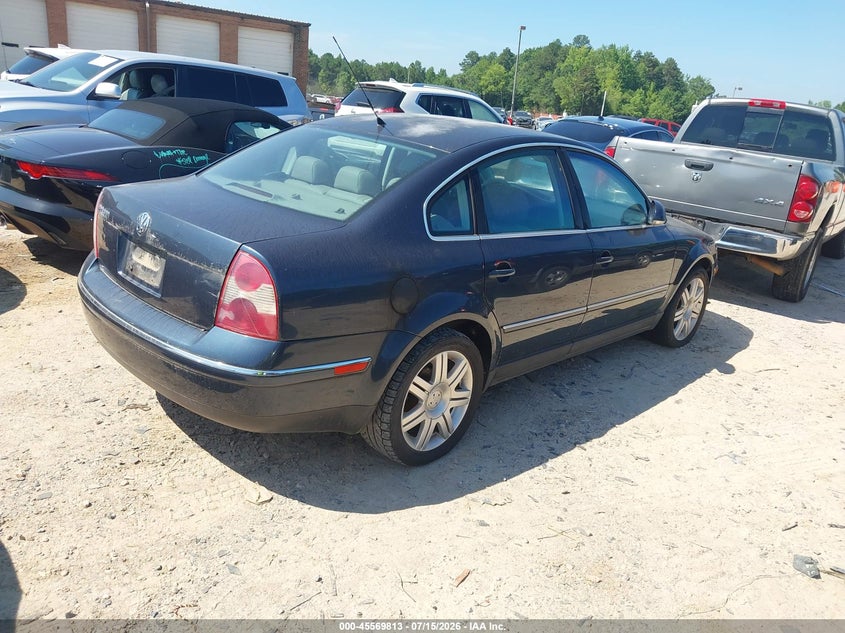 2005 Volkswagen Passat VIN WVWAD63B25E045296 IAAI salvage auction — NORMAL WEAR, Clear, sold $250 on 2026-07-20 (photo 4)