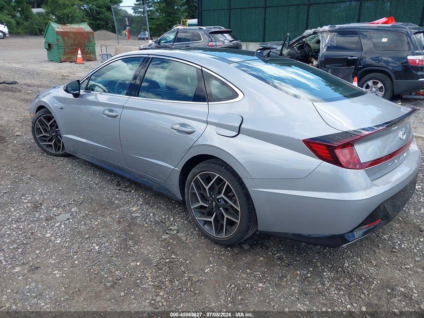 2023 Hyundai Sonata VIN KMHL14JC0PA308411 IAAI salvage auction — FRONT END, Mv-907A (New York), sold $2,700 on 2026-07-28 (photo 3)