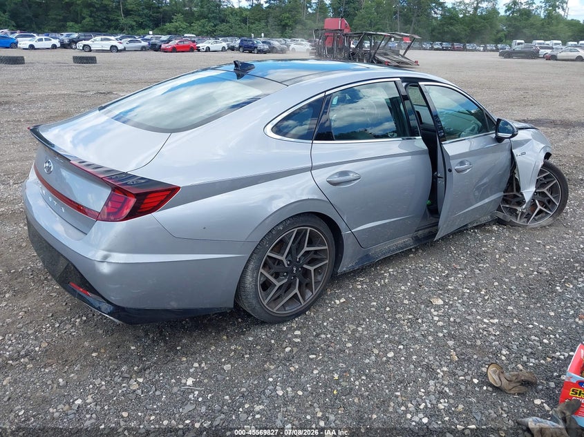 2023 Hyundai Sonata VIN KMHL14JC0PA308411 IAAI salvage auction — FRONT END, Mv-907A (New York), sold $2,700 on 2026-07-28 (photo 4)