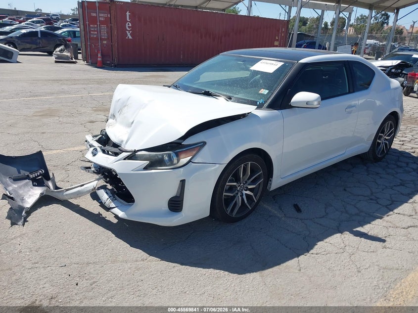 2014 Scion Tc VIN JTKJF5C77E3082283 IAAI salvage auction — FRONT END, Salvage Title, sold $725 on 2026-07-22 (photo 2)