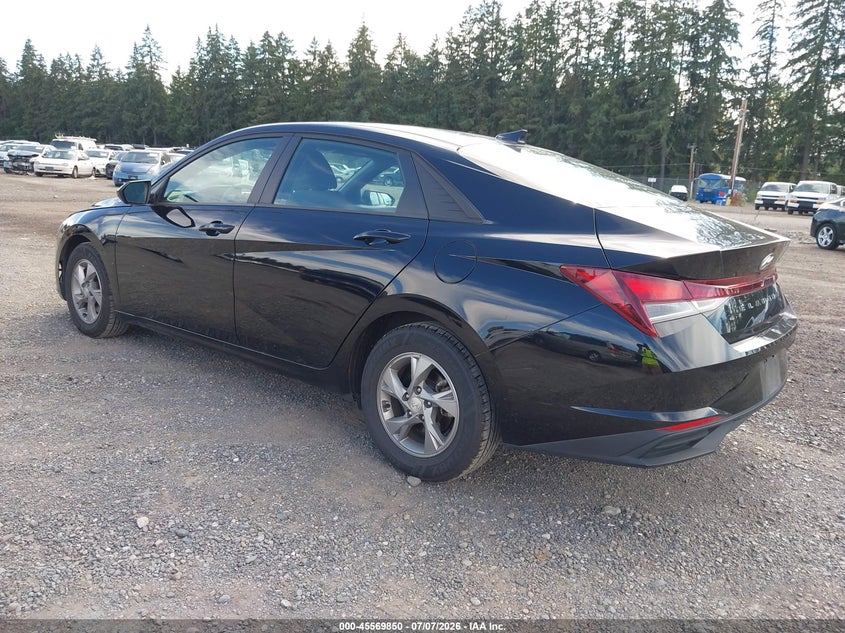 2021 Hyundai Elantra VIN 5NPLL4AG6MH047825 IAAI salvage auction — NORMAL WEAR, Sf97 (Washington), sold $25 on 2026-07-29 (photo 3)