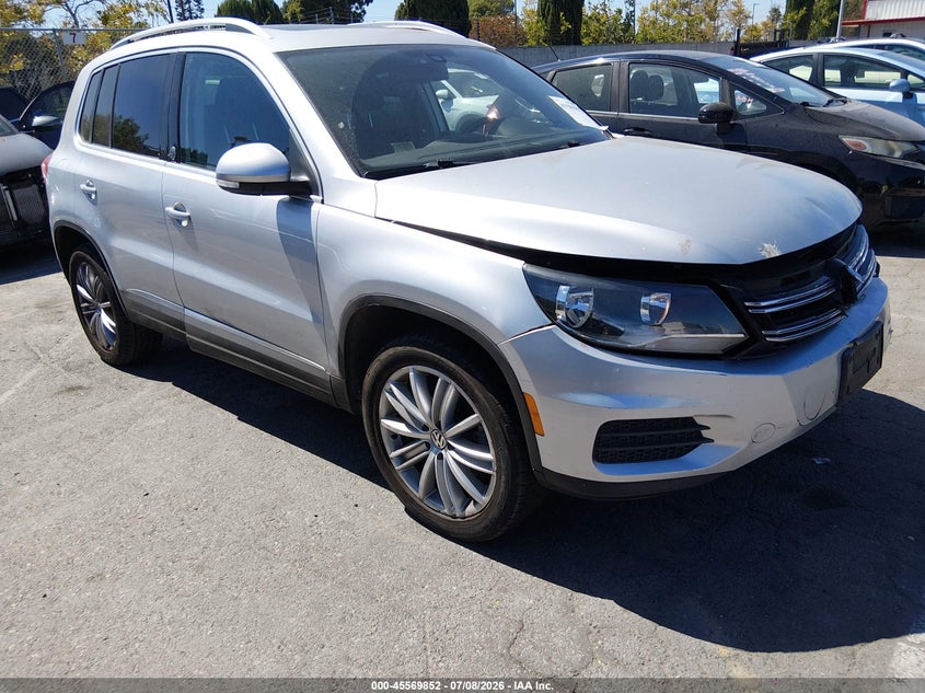 2017 Volkswagen Tiguan VIN WVGRV7AX8HK002877 IAAI salvage auction — FRONT END, Salvage Title, sold $1,700 on 2026-08-01 (photo 1)