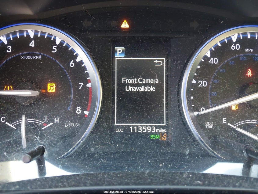 2018 Toyota Highlander VIN 5TDJZRFH3JS809065 IAAI salvage auction — FRONT & REAR, Salvage (Rhode Island), sold $8,950 on 2026-08-25 (photo 7)