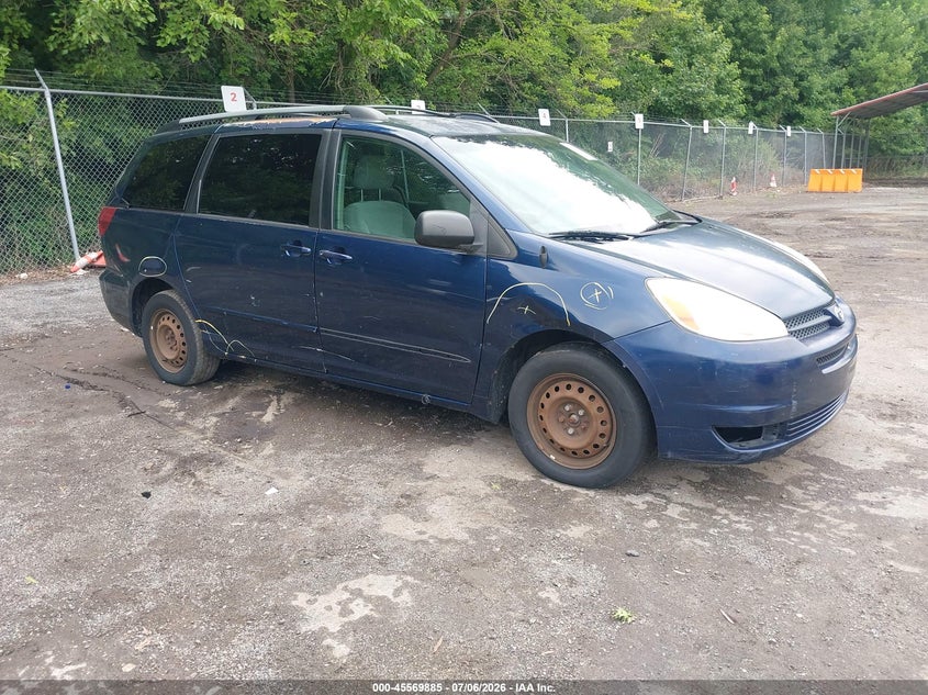 2005 Toyota Sienna VIN 5TDZA23C95S323568 IAAI salvage auction — NORMAL WEAR, Clear (Maryland), sold $875 on 2026-07-28 (photo 1)