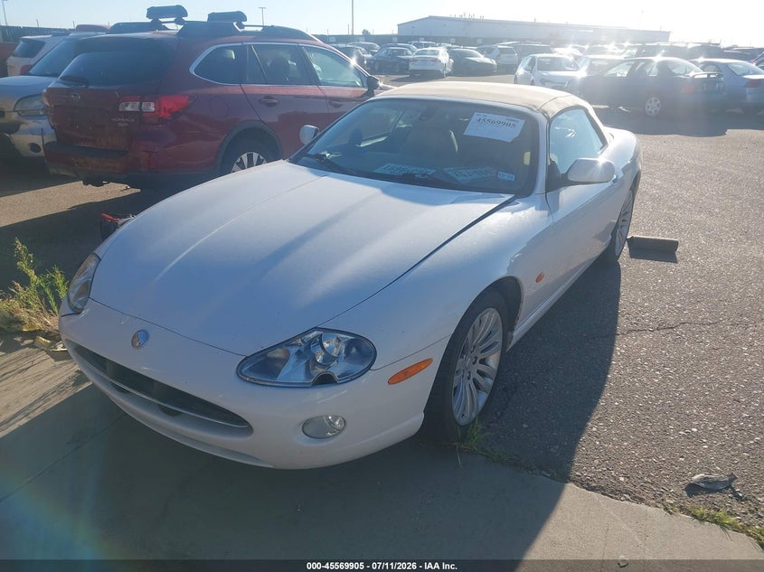 2006 Jaguar Xk series VIN SAJDA42C562A45658 IAAI salvage auction — NORMAL WEAR, Clear (Texas), sold $225 on 2026-07-21 (photo 2)