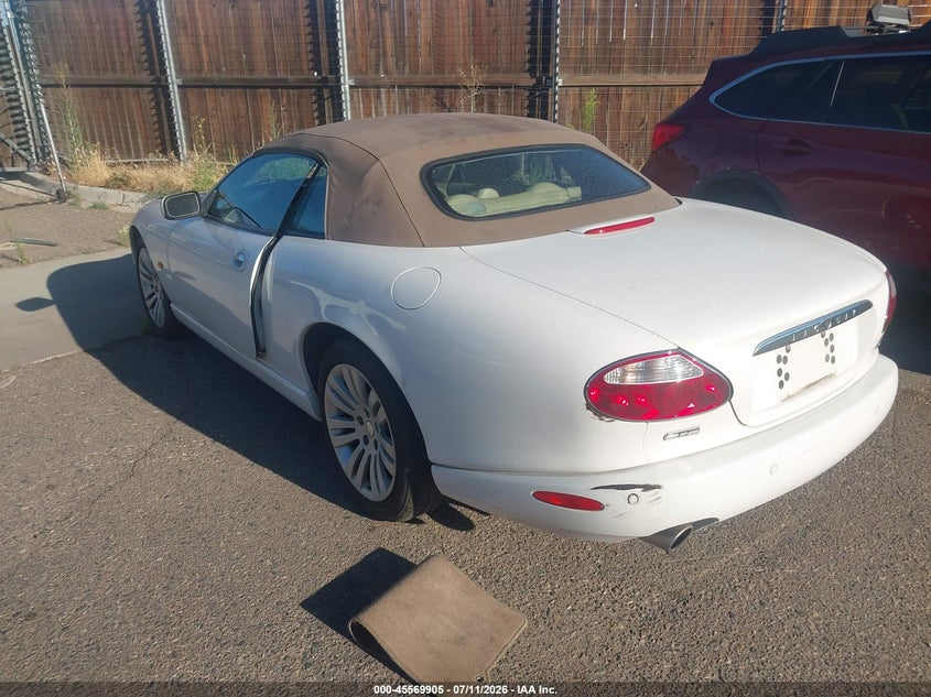 2006 Jaguar Xk series VIN SAJDA42C562A45658 IAAI salvage auction — NORMAL WEAR, Clear (Texas), sold $225 on 2026-07-21 (photo 3)