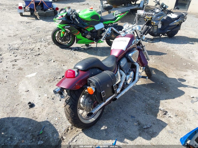 1988 Honda Vt600 VIN JH2PC2107JM003303 IAAI salvage auction — NORMAL WEAR, Clear (Massachusetts), sold $150 on 2026-07-17 (photo 4)