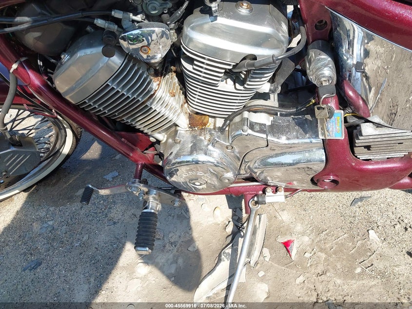 1988 Honda Vt600 VIN JH2PC2107JM003303 IAAI salvage auction — NORMAL WEAR, Clear (Massachusetts), sold $150 on 2026-07-17 (photo 9)