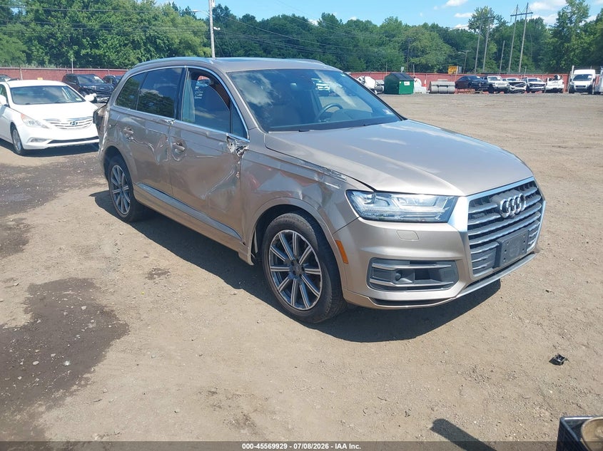 2018 Audi Q7 VIN WA1VAAF7XJD009791 IAAI salvage auction — REAR END, Salvage Title, sold $6,100 on 2026-07-18 (photo 1)