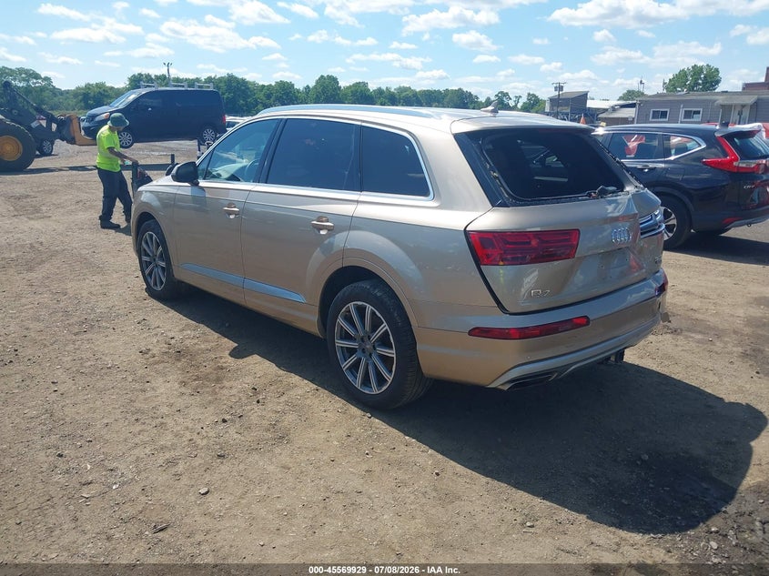 2018 Audi Q7 VIN WA1VAAF7XJD009791 IAAI salvage auction — REAR END, Salvage Title, sold $6,100 on 2026-07-18 (photo 3)