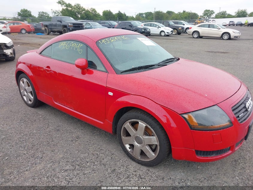 2001 Audi Tt VIN TRUWT28N911034758 IAAI salvage auction — NORMAL WEAR, Clear (Virginia), sold $25 on 2026-07-21 (photo 1)