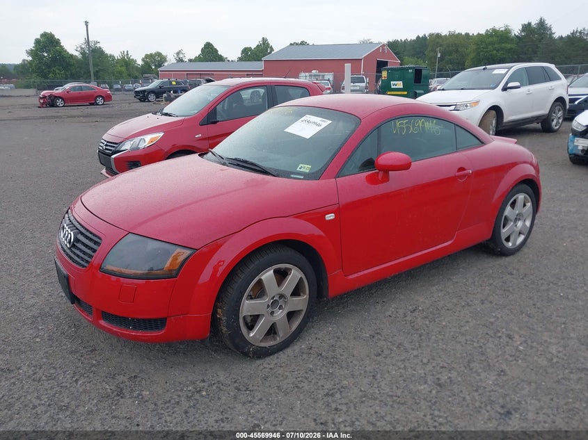 2001 Audi Tt VIN TRUWT28N911034758 IAAI salvage auction — NORMAL WEAR, Clear (Virginia), sold $25 on 2026-07-21 (photo 2)