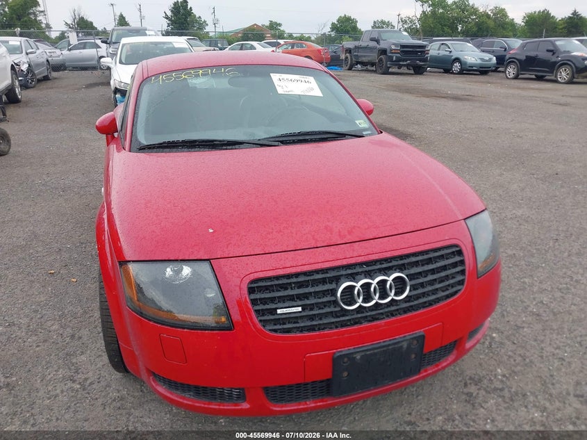 2001 Audi Tt VIN TRUWT28N911034758 IAAI salvage auction — NORMAL WEAR, Clear (Virginia), sold $25 on 2026-07-21 (photo 6)