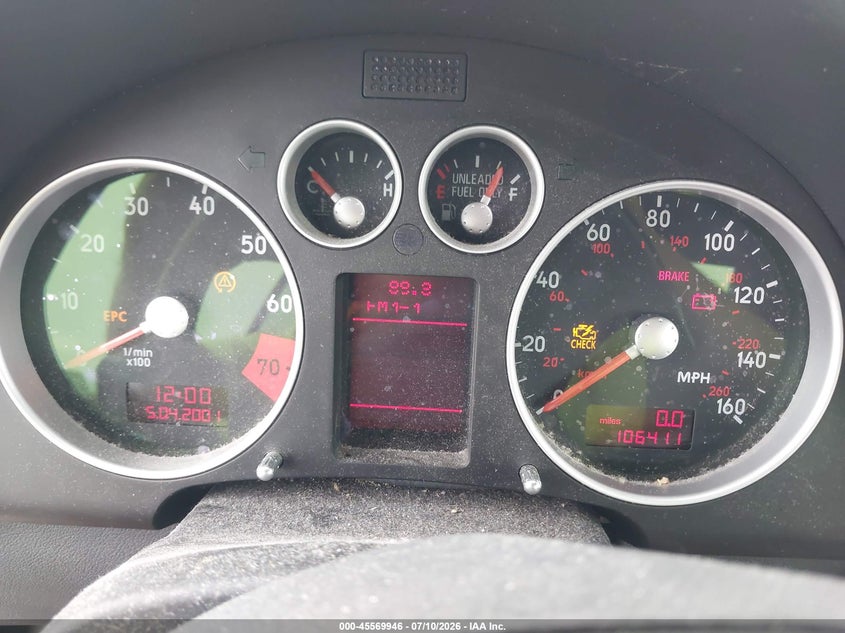 2001 Audi Tt VIN TRUWT28N911034758 IAAI salvage auction — NORMAL WEAR, Clear (Virginia), sold $25 on 2026-07-21 (photo 7)