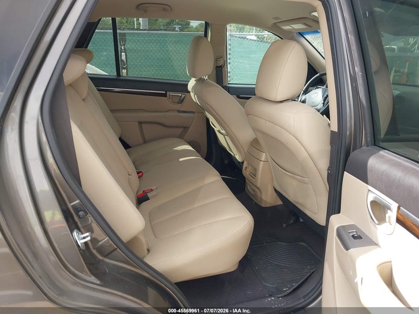 2012 Hyundai Santa fe VIN 5XYZGDAB9CG157440 IAAI salvage auction — NORMAL WEAR, Original (Texas), sold $1,100 on 2026-07-20 (photo 8)