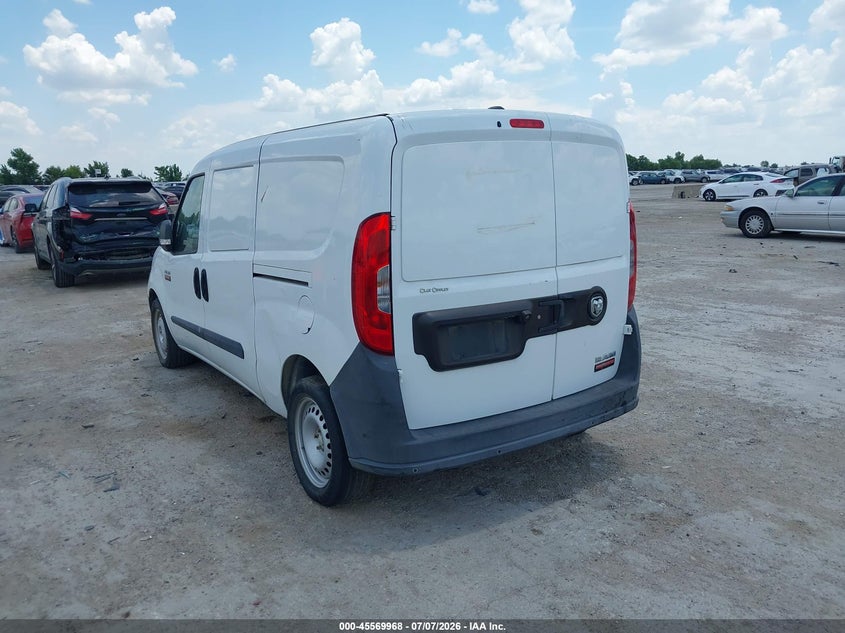 2015 Ram Promaster city VIN ZFBERFAT7F6A78312 IAAI salvage auction — NORMAL WEAR, Clear (Montana), sold $1,275 on 2026-08-12 (photo 3)